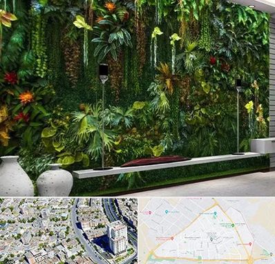 دیوار سبز مصنوعی در قاسم آباد مشهد 
