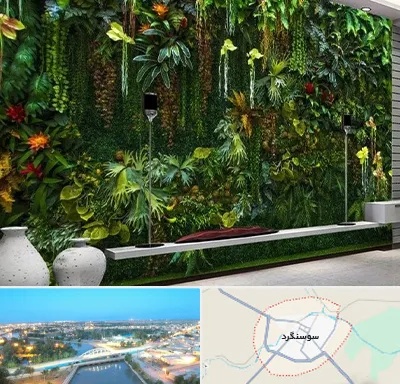 دیوار سبز مصنوعی در سوسنگرد