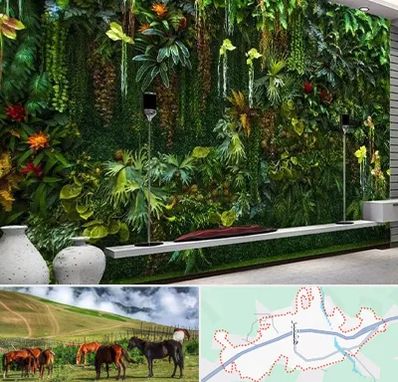 دیوار سبز مصنوعی در تالش