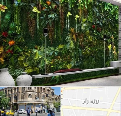 دیوار سبز مصنوعی در لاله زار