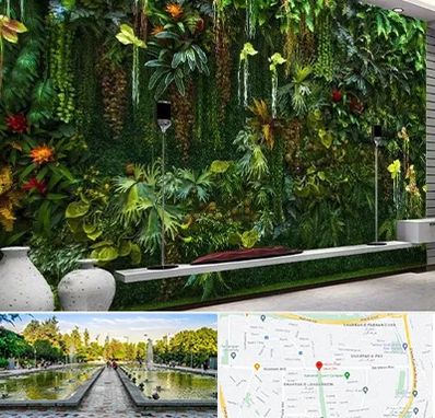 دیوار سبز مصنوعی در سرسبز