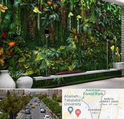 دیوار سبز مصنوعی در شهران 