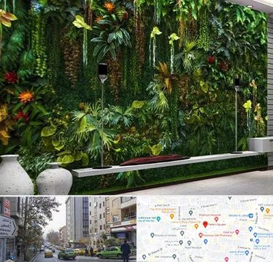 دیوار سبز مصنوعی در فاطمی 