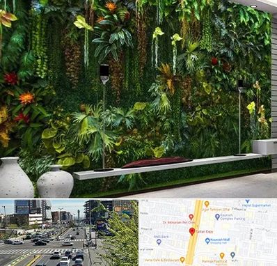 دیوار سبز مصنوعی در ستاری 