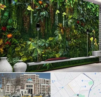 دیوار سبز مصنوعی در طلاب مشهد
