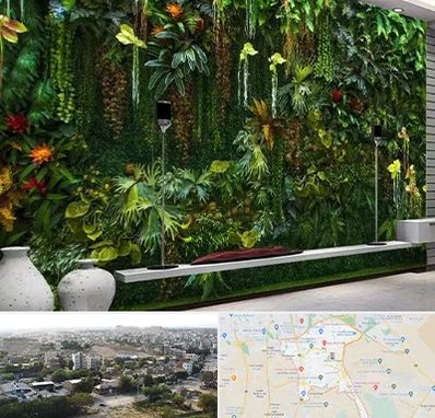 دیوار سبز مصنوعی در منطقه 20 تهران 