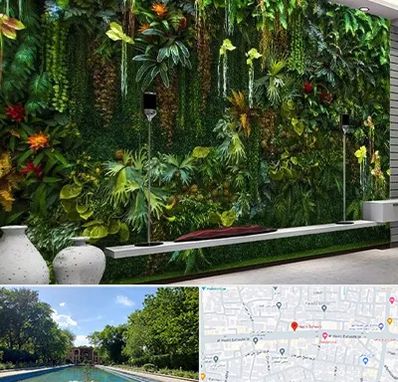 دیوار سبز مصنوعی در هشت بهشت اصفهان 