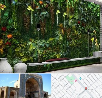 دیوار سبز مصنوعی در مصلی مشهد