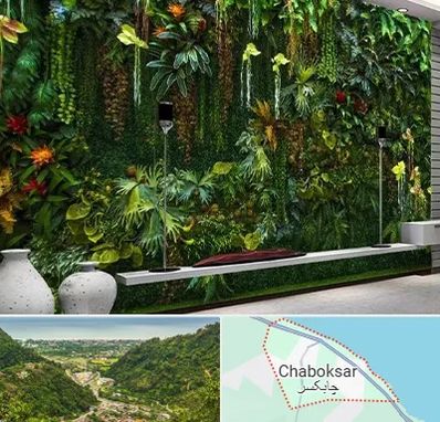 دیوار سبز مصنوعی در چابکسر