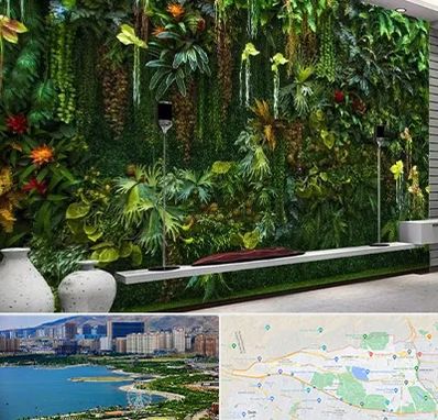 دیوار سبز مصنوعی در منطقه 22 تهران 
