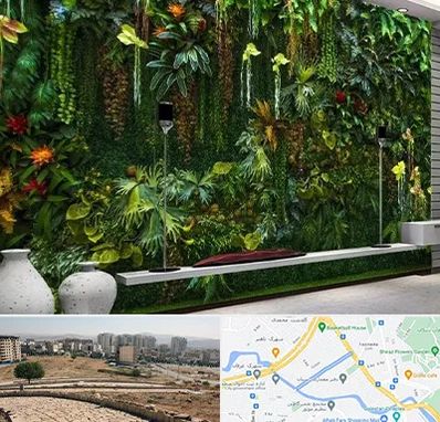 دیوار سبز مصنوعی در کوی وحدت شیراز 