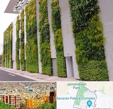 دیوار سبز در نیاوران 