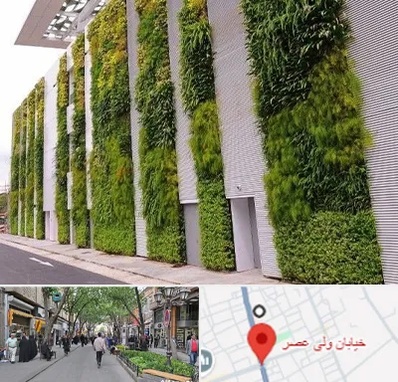 دیوار سبز در ولیعصر شهریار