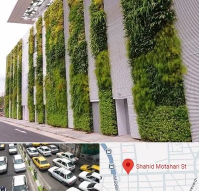 دیوار سبز در مطهری تهران