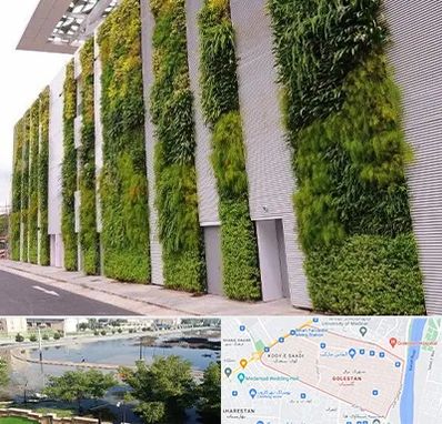 دیوار سبز در گلستان اهواز 