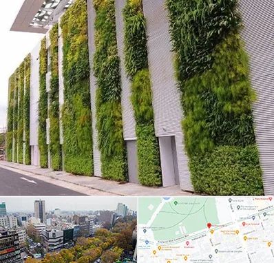 دیوار سبز در بلوار کشاورز 