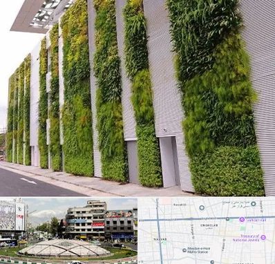 دیوار سبز در مرکز تهران