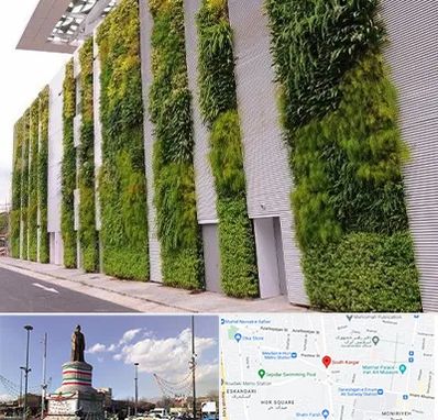 دیوار سبز در کارگر جنوبی 