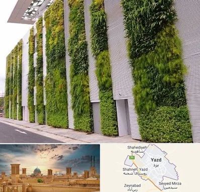 دیوار سبز در یزد