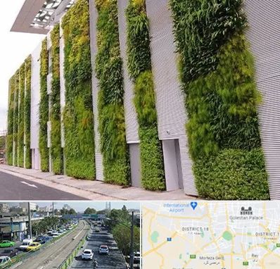 دیوار سبز در جنوب تهران 