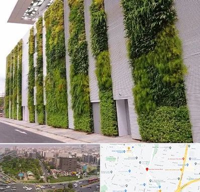 دیوار سبز در آیت الله کاشانی 