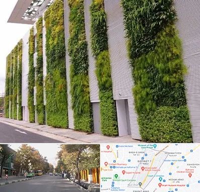 دیوار سبز در شریعتی 