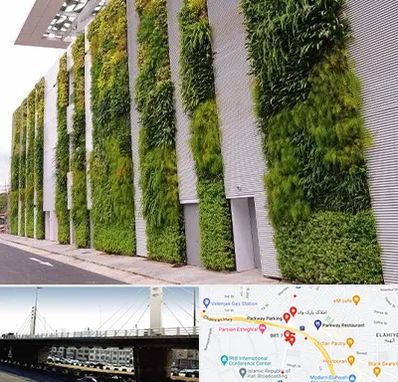 دیوار سبز در پارک وی 