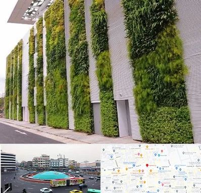 دیوار سبز در میدان انقلاب 