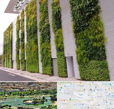 دیوار سبز در منطقه 9 تهران 