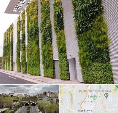 دیوار سبز در یوسف آباد 