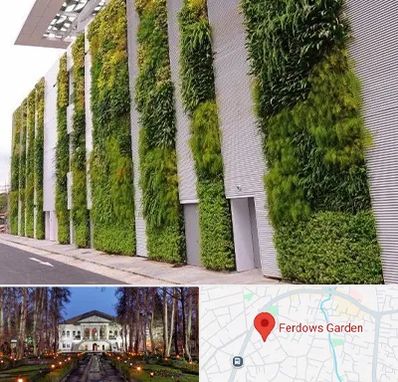 دیوار سبز در باغ فردوس