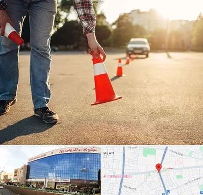 آموزشگاه تعلیم رانندگی در نصف راه تبریز