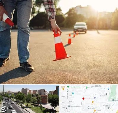 آموزشگاه تعلیم رانندگی در شهرک آزمایش 