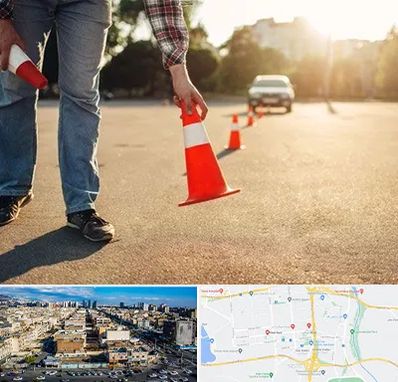آموزشگاه تعلیم رانندگی در شهرک راه آهن 