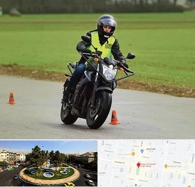آموزشگاه رانندگی موتورسیکلت در هفت حوض 