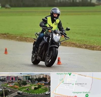 آموزشگاه رانندگی موتورسیکلت در تهرانسر 