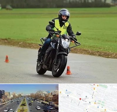 آموزشگاه رانندگی موتورسیکلت در بلوار معلم مشهد 