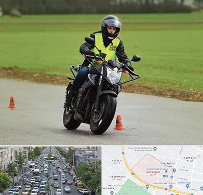 آموزشگاه رانندگی موتورسیکلت در گلشهر کرج 