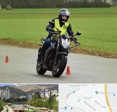 آموزشگاه رانندگی موتورسیکلت در شهر زیبا 
