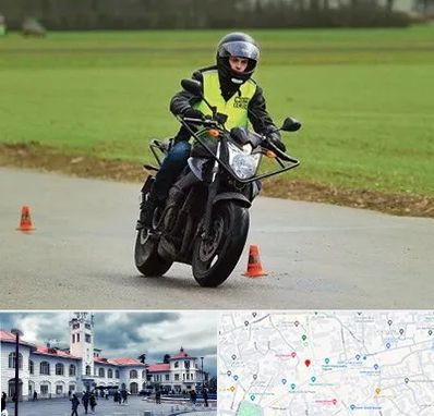 آموزشگاه رانندگی موتورسیکلت در میدان شهرداری رشت 