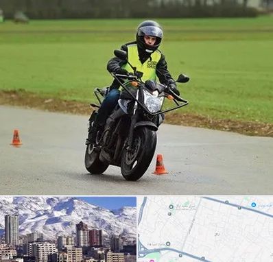 آموزشگاه رانندگی موتورسیکلت در ازگل