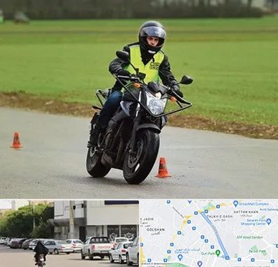آموزشگاه رانندگی موتورسیکلت در قدوسی شرقی شیراز 