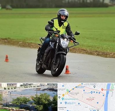 آموزشگاه رانندگی موتورسیکلت در گلستان اهواز 