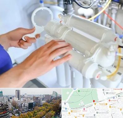 نصب دستگاه تصفیه آب در بلوار کشاورز 