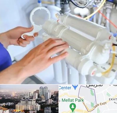 نصب دستگاه تصفیه آب در الهیه 