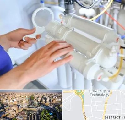 نصب دستگاه تصفیه آب در استاد معین 