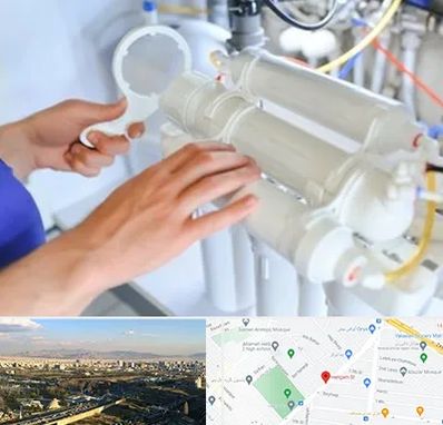 نصب دستگاه تصفیه آب در هنگام 