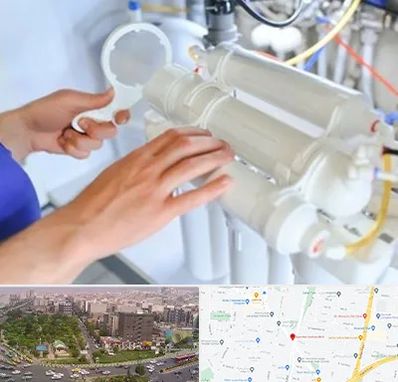 نصب دستگاه تصفیه آب در آیت الله کاشانی 