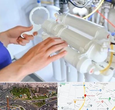 نصب دستگاه تصفیه آب در سبلان 