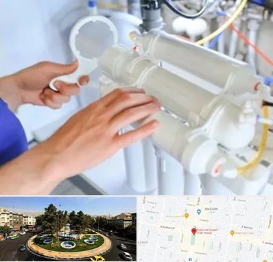 نصب دستگاه تصفیه آب در هفت حوض 